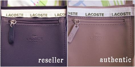 authentic lacoste tote bag vs fake|counterfeit lacoste bag.